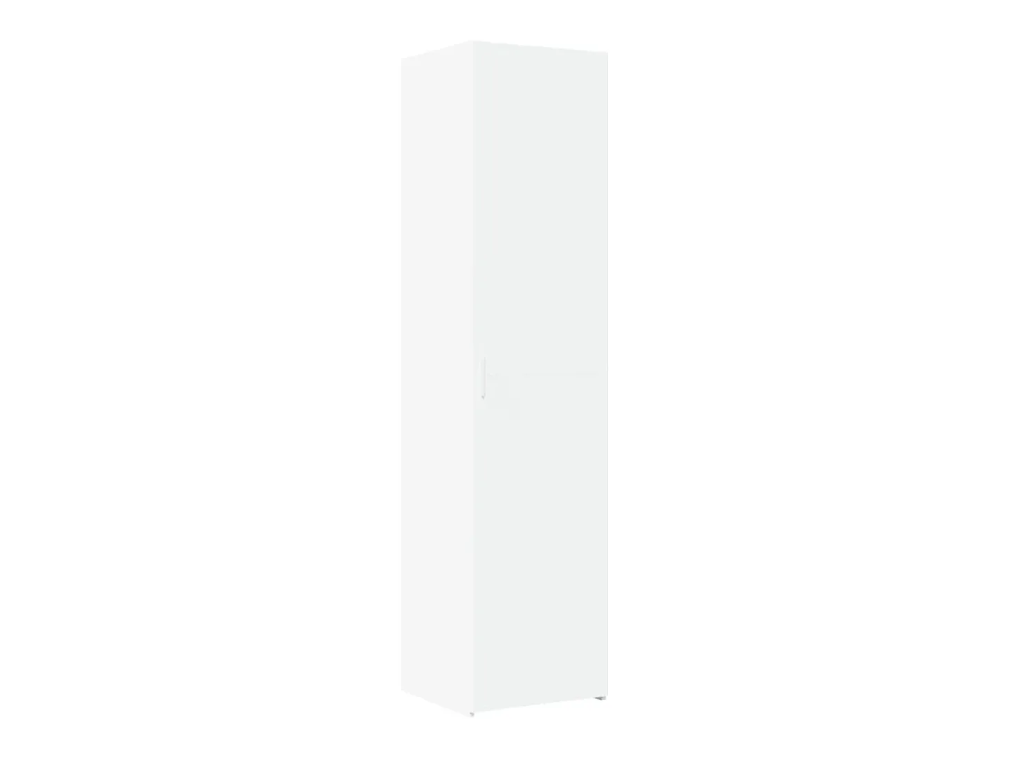 Aparador de madera de ingeniería blanco 45x42,5x185 cm