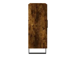 Aparador de madera de ingeniería roble ahumado 69,5x34x90 cm