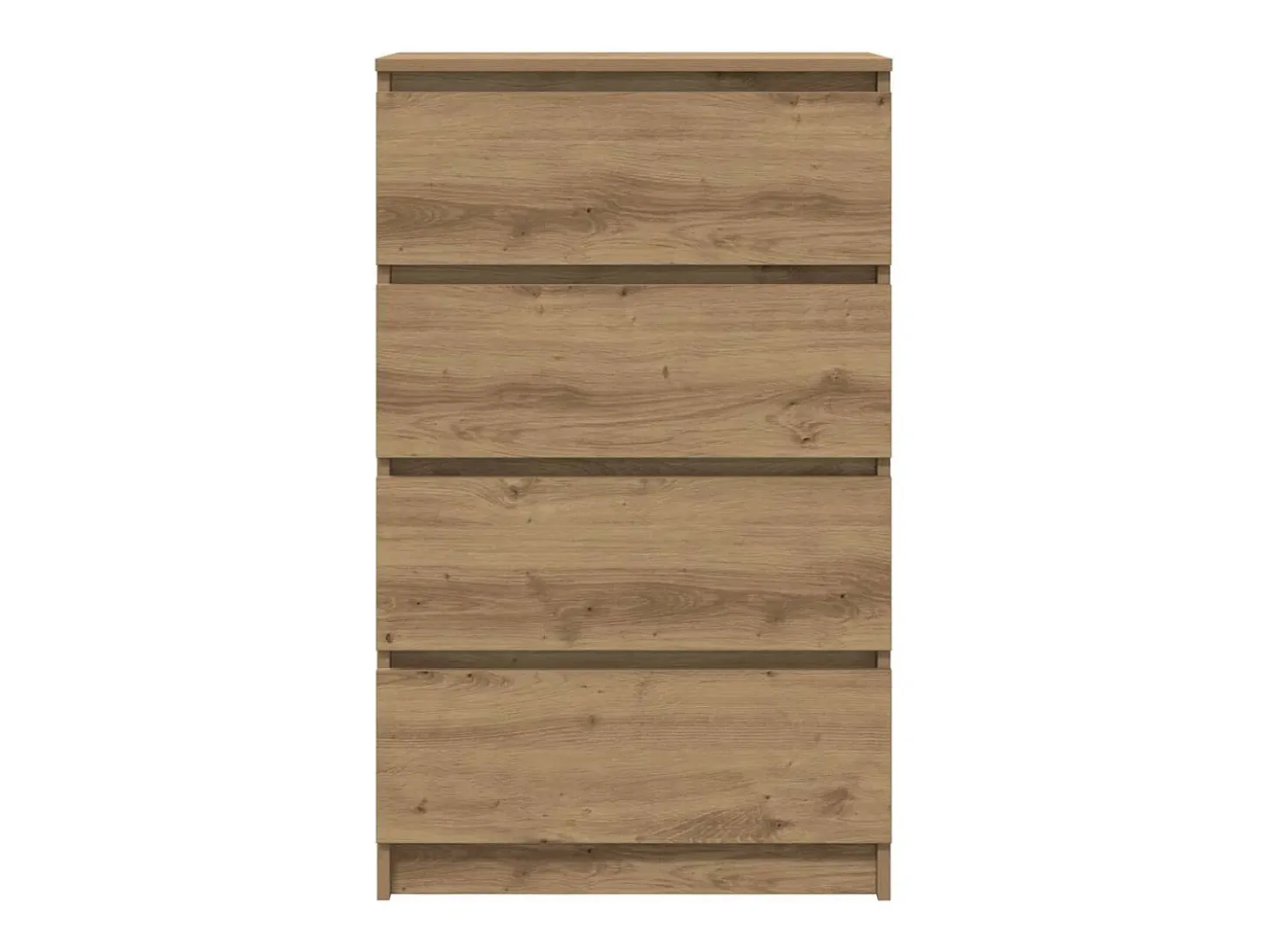 Aparador de madera de ingeniería roble artisan 60x35x98,5 cm