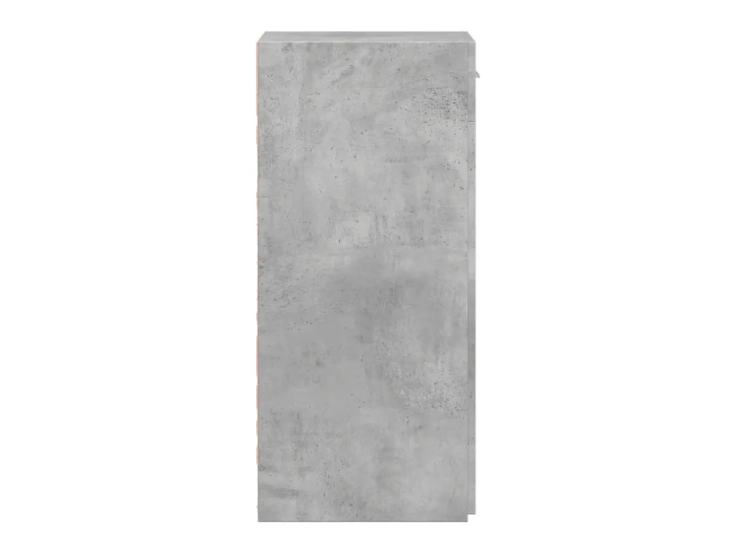 Aparador de madera de ingeniería gris hormigón 40x42,5x93 cm