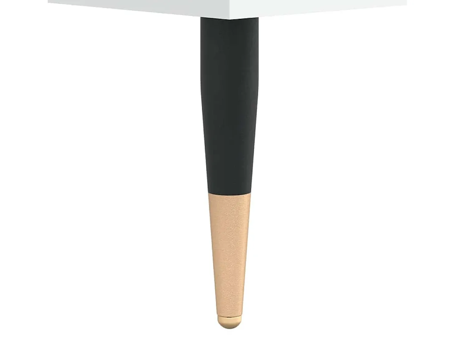 Aparador de madera de ingeniería blanco 101,5x35x70 cm
