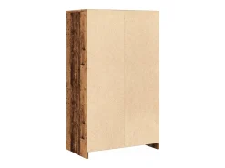 Aparador de madera de ingeniería envejecido 60x35,5x103,5 cm