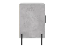 Aparador de madera de ingeniería gris hormigón 100x36x60 cm