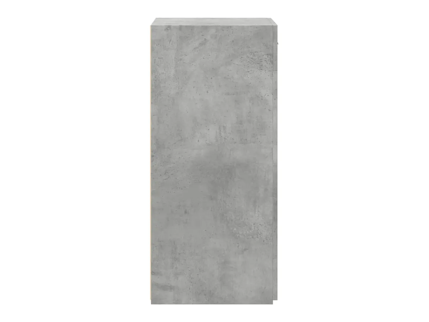 Aparador de madera de ingeniería gris hormigón 50x42,5x93 cm