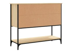 Aparador de madera de ingeniería roble Sonoma 100x36x85 cm