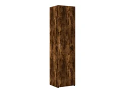 Aparador de madera de ingeniería roble ahumado 45x42,5x185 cm