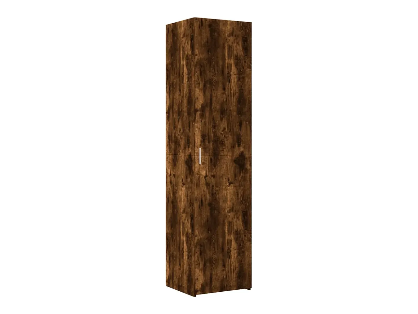 Aparador de madera de ingeniería roble ahumado 45x42,5x185 cm