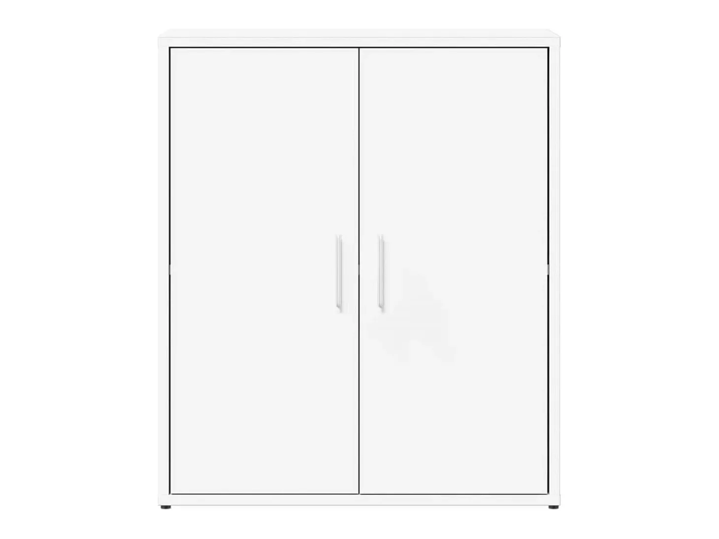 Aparador de madera de ingeniería blanco 60x31x70 cm ES304420