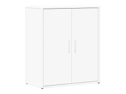 Aparador de madera de ingeniería blanco 60x31x70 cm ES304420
