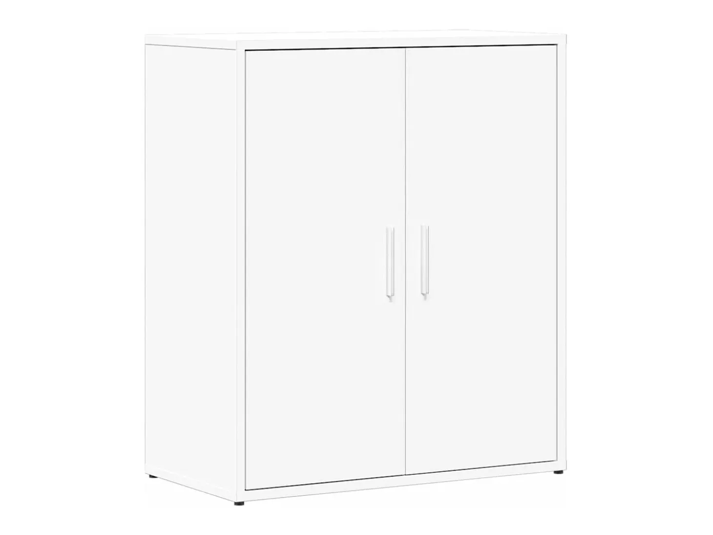 Aparador de madera de ingeniería blanco 60x31x70 cm ES304420