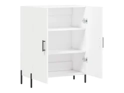 Aparador de madera de ingeniería blanco 69,5x34x90 cm