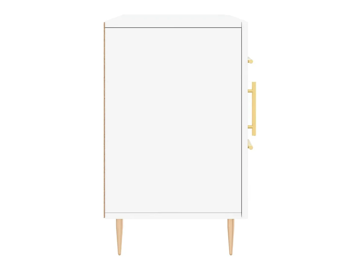 Aparador de madera de ingeniería blanco 100x36x60 cm
