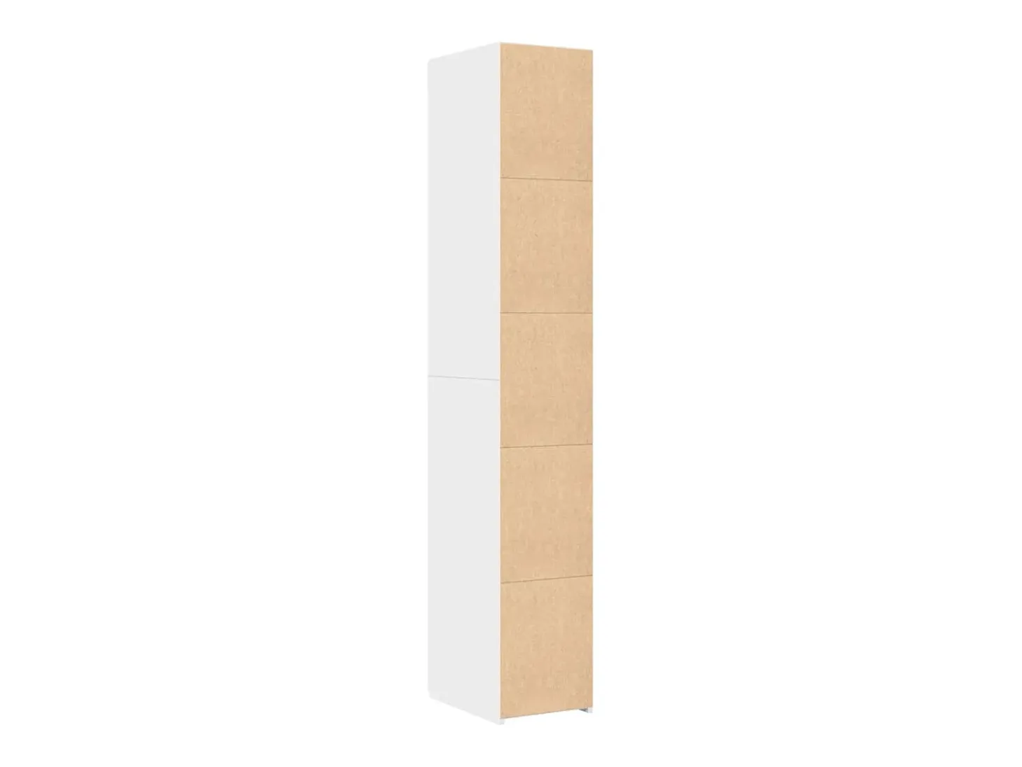 Aparador de madera de ingeniería blanco 30x42,5x185 cm