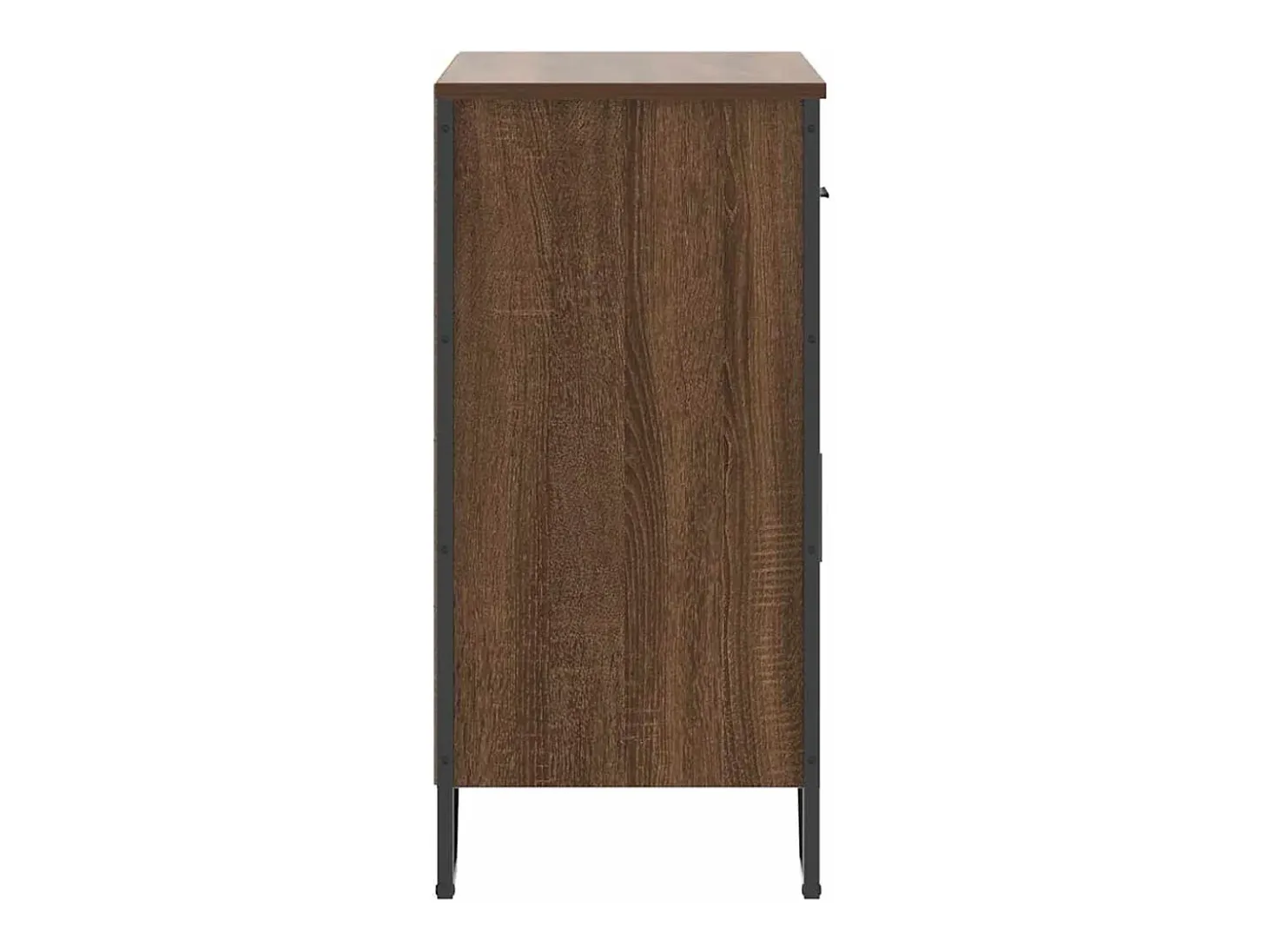 Aparador de madera de ingeniería marrón roble 79,5x35,5x74,5 cm
