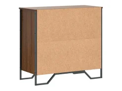 Aparador de madera de ingeniería marrón roble 79,5x35,5x74,5 cm