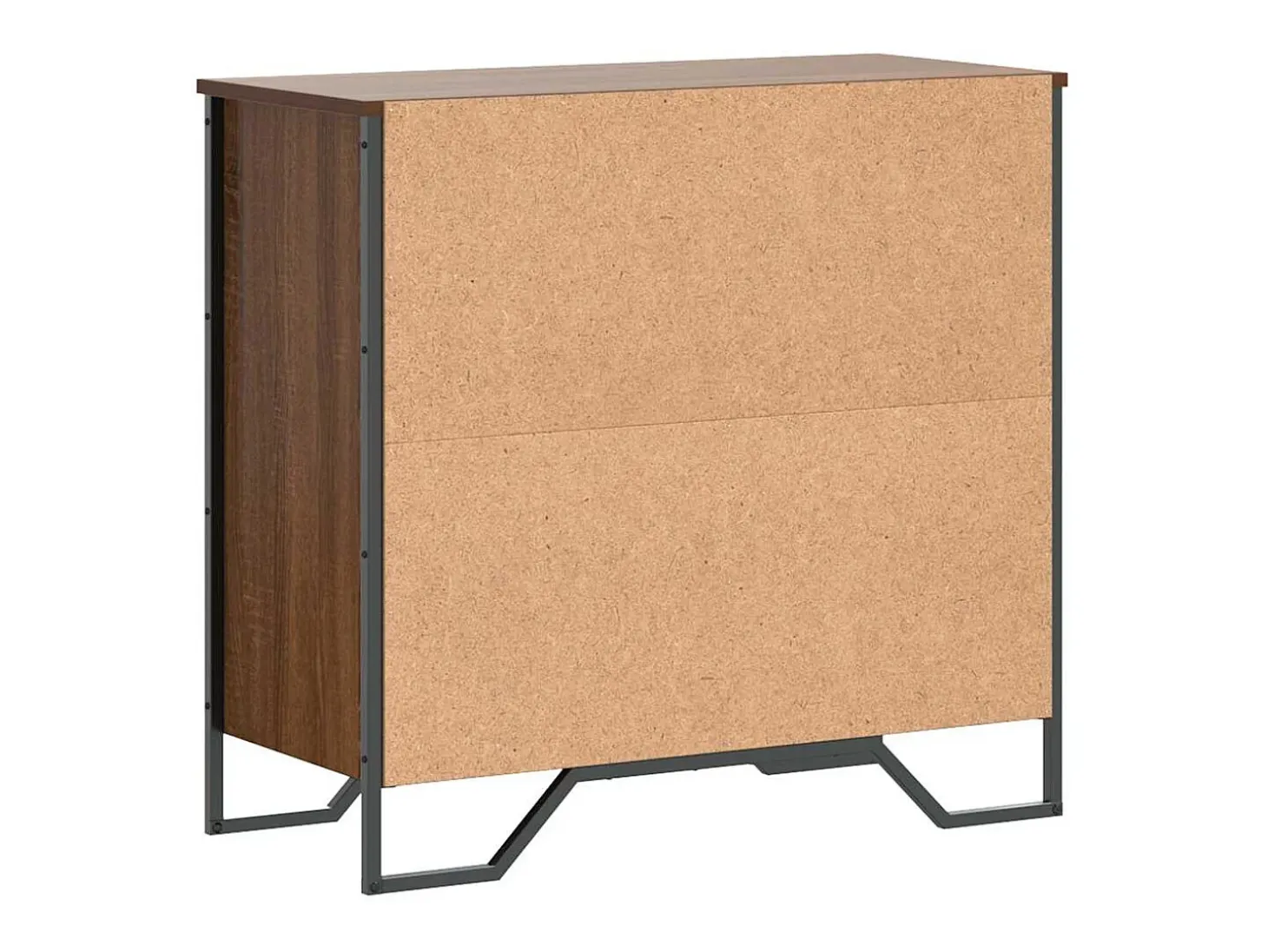 Aparador de madera de ingeniería marrón roble 79,5x35,5x74,5 cm