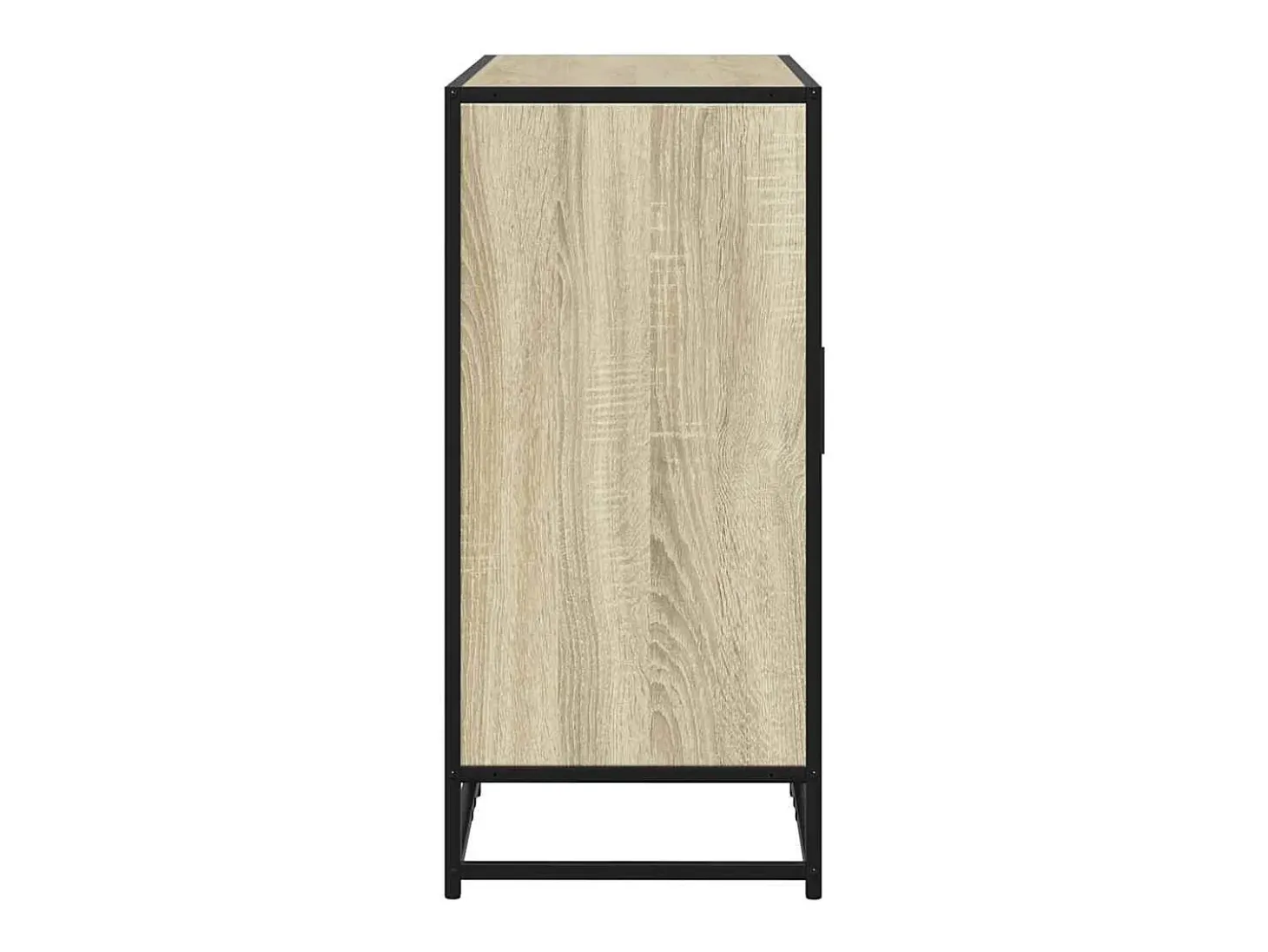 Aparador de madera de ingeniería roble Sonoma 92x35x76 cm