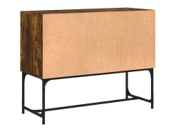 Aparador de madera de ingeniería roble ahumado 100x40x79,5 cm