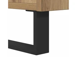 Aparador de madera de ingeniería roble artisan 69,5x34x90 cm