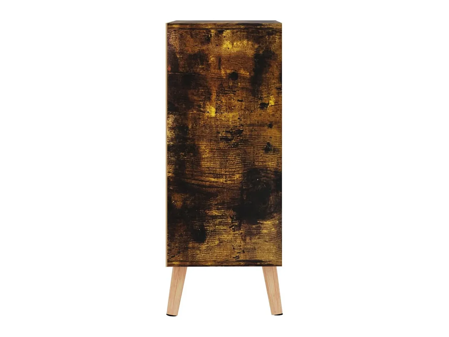 Aparador de madera de ingeniería roble ahumado 60x30x72 cm ES10956