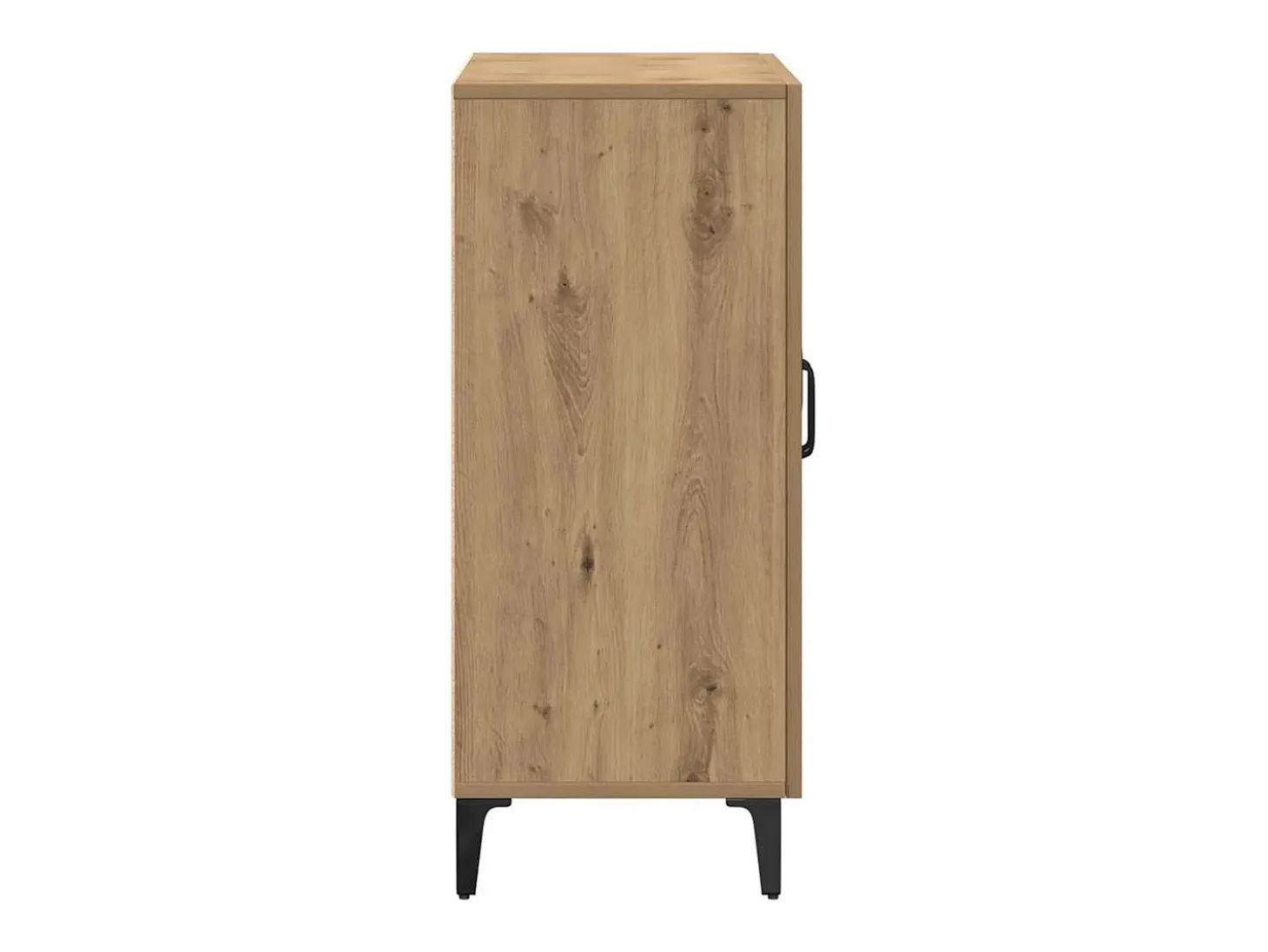 Aparador de madera de ingeniería roble artisan 90x34x80 cm