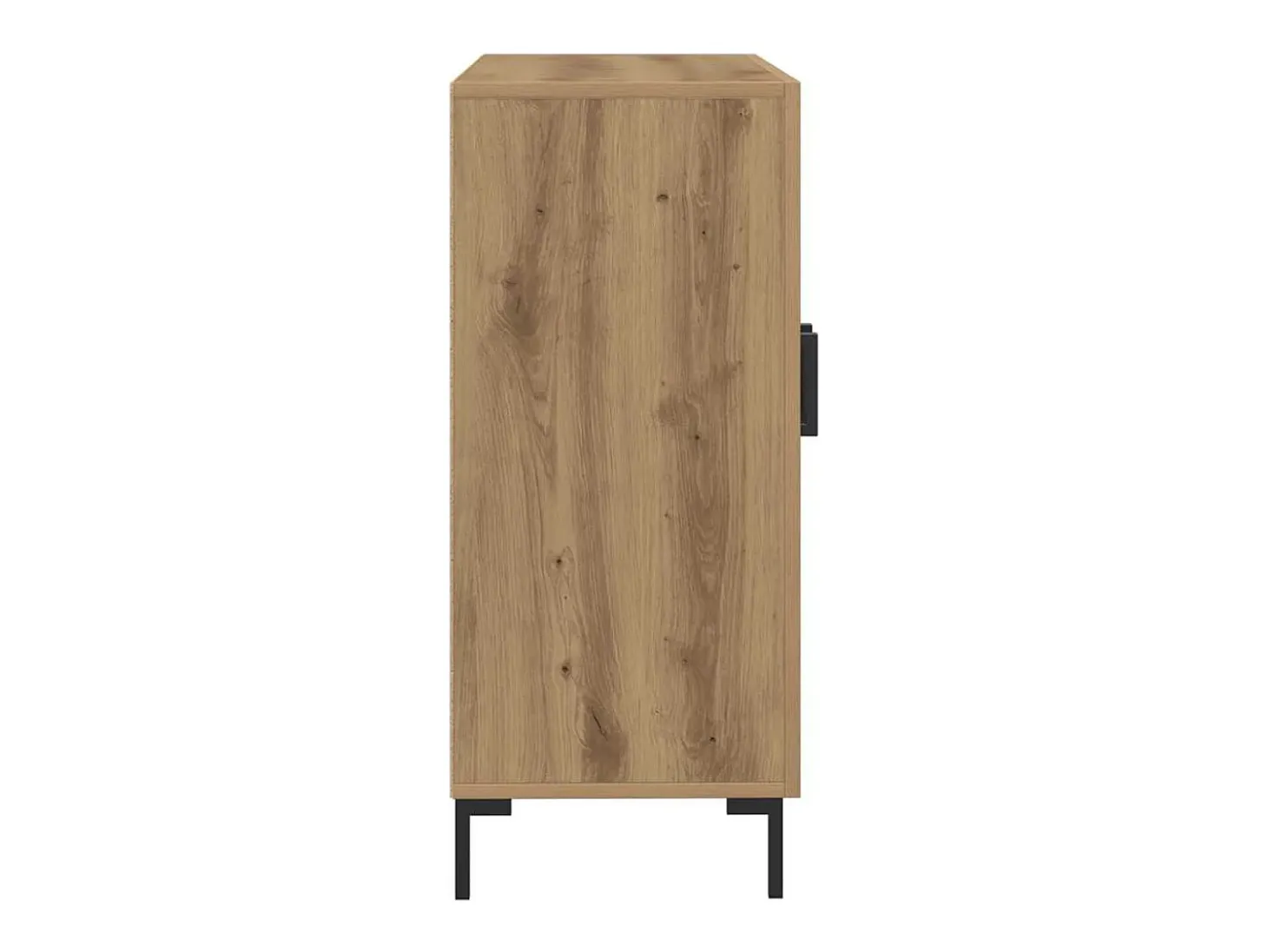 Aparador de madera de ingeniería roble artisian 90x34x80 cm