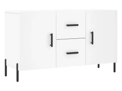 Aparador de madera de ingeniería blanco 100x36x60 cm