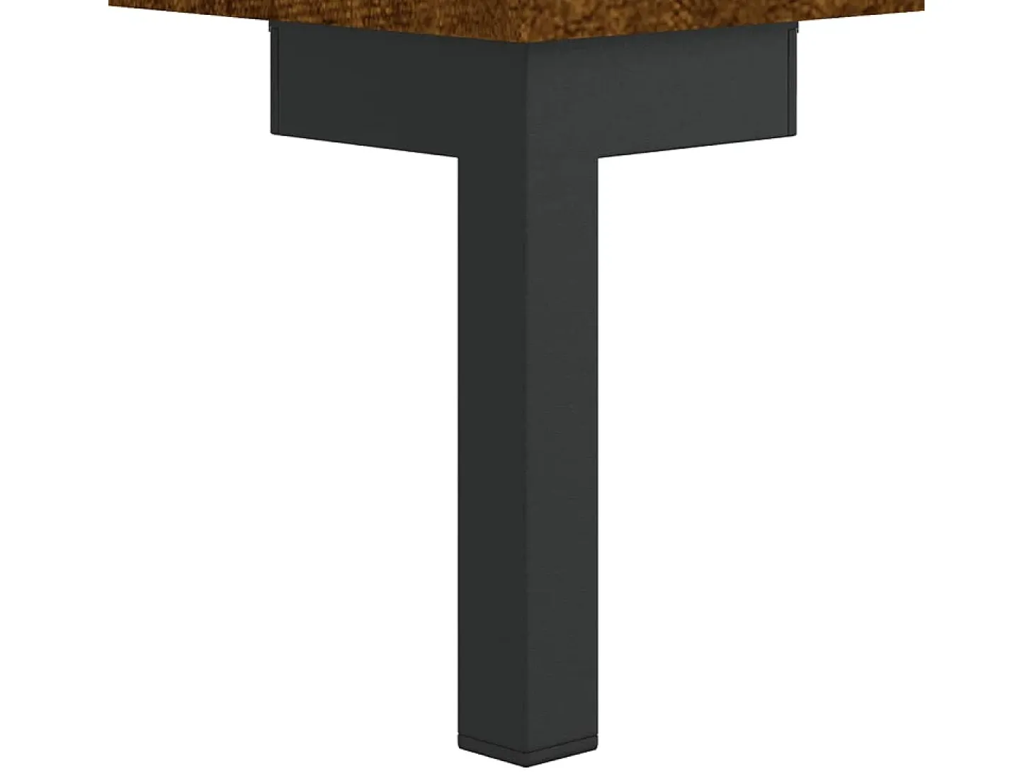 Aparador de madera de ingeniería roble ahumado 34,5x32,5x90 cm