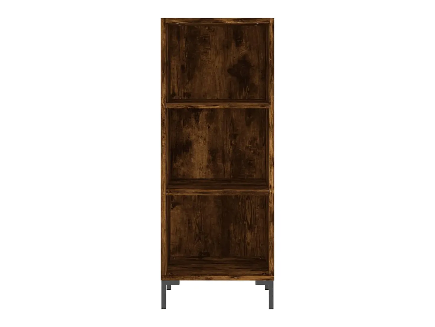 Aparador de madera de ingeniería roble ahumado 34,5x32,5x90 cm