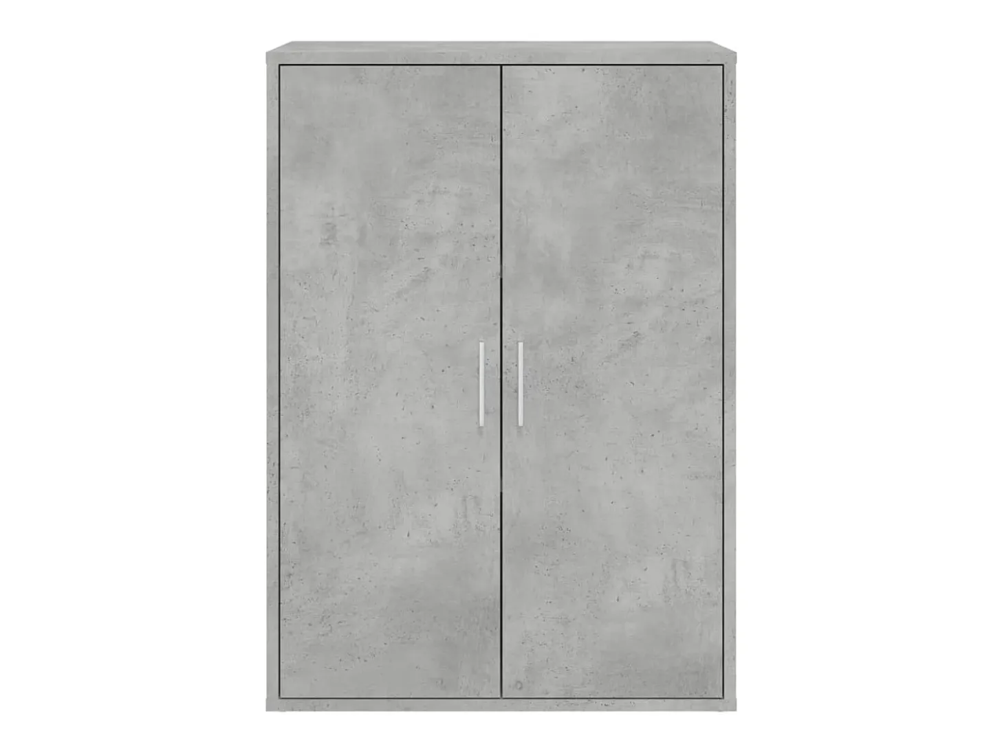 Aparador de madera de ingeniería gris hormigón 60x31x84 cm
