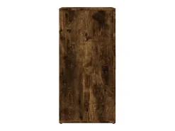 Aparador de madera de ingeniería roble ahumado 59x39x80 cm