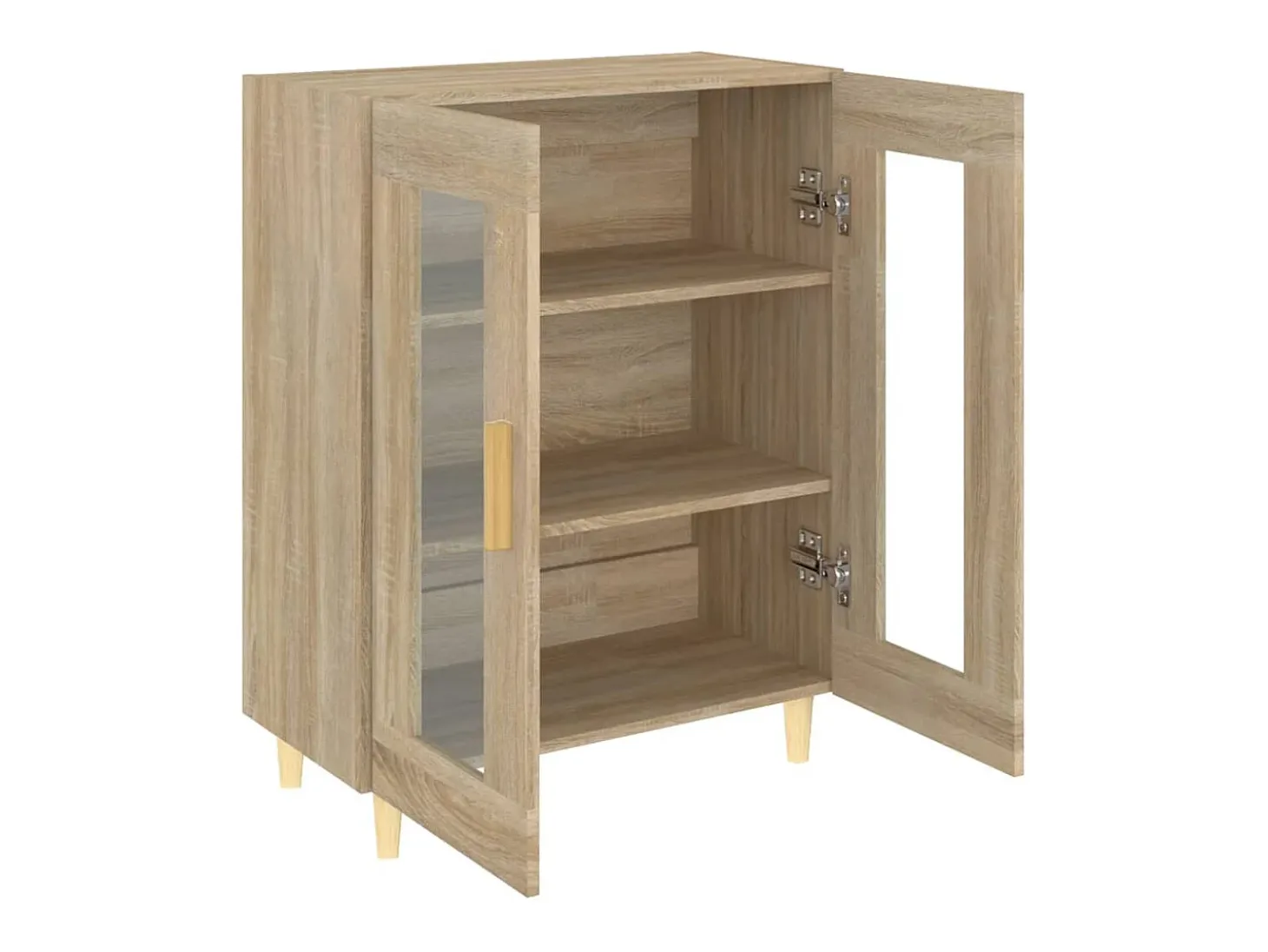 Aparador de madera de ingeniería roble Sonoma 69,5x34x90 cm