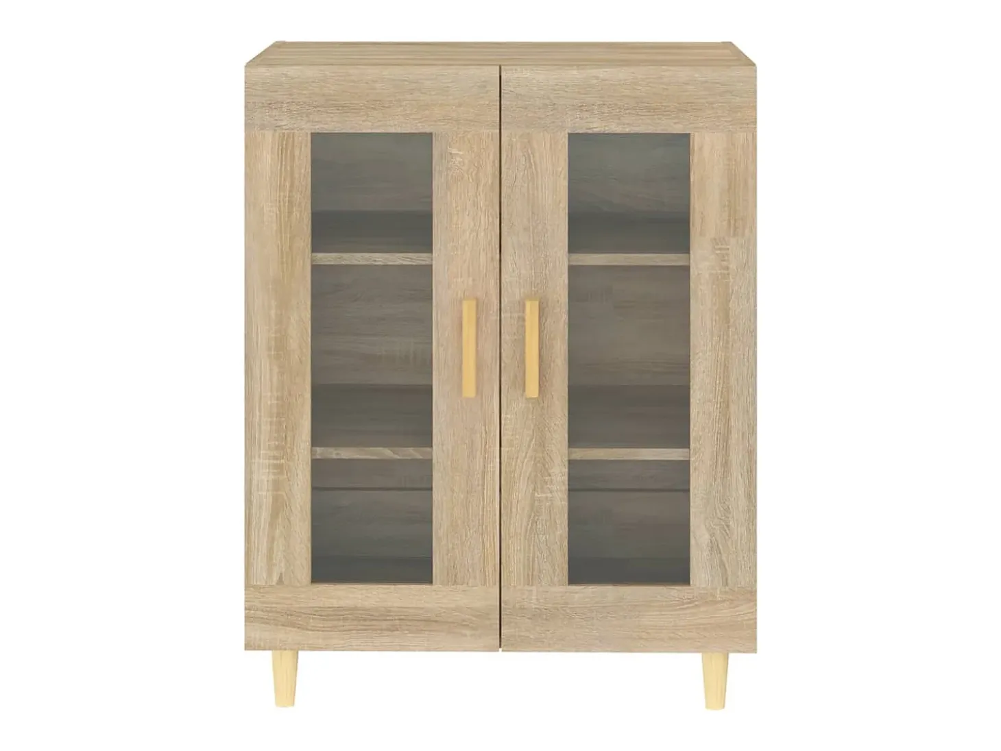 Aparador de madera de ingeniería roble Sonoma 69,5x34x90 cm