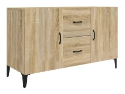 Aparador de madera de ingeniería roble Sonoma 100x36x60 cm ES98554