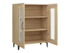 Aparador de madera de ingeniería roble Sonoma 69,5x34x90 cm