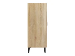 Aparador de madera de ingeniería roble Sonoma 69,5x34x90 cm