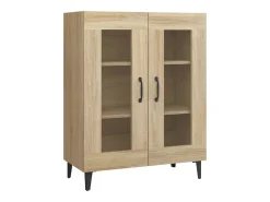 Aparador de madera de ingeniería roble Sonoma 69,5x34x90 cm