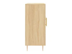 Aparador de madera de ingeniería roble Sonoma 90x34x80 cm