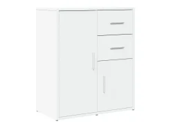 Aparador de madera de ingeniería 2 uds blanco 60x31x70 cm ES646428