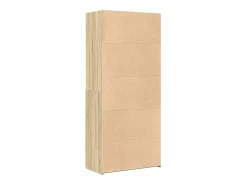 Aparador de madera de ingeniería roble Sonoma 80x42,5x185 cm