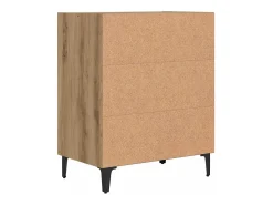 Aparador de madera de ingeniería roble artisan 57x35x70 cm