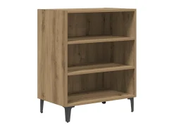 Aparador de madera de ingeniería roble artisan 57x35x70 cm