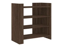 Aparador de madera de ingeniería marrón roble 73,5x35x75 cm