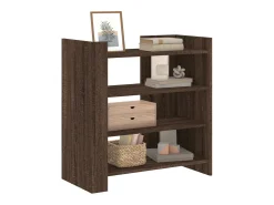 Aparador de madera de ingeniería marrón roble 73,5x35x75 cm