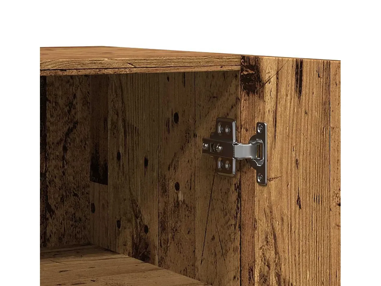Aparador de madera de ingeniería envejecida 100x36x60 cm