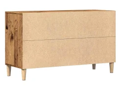 Aparador de madera de ingeniería envejecida 100x36x60 cm