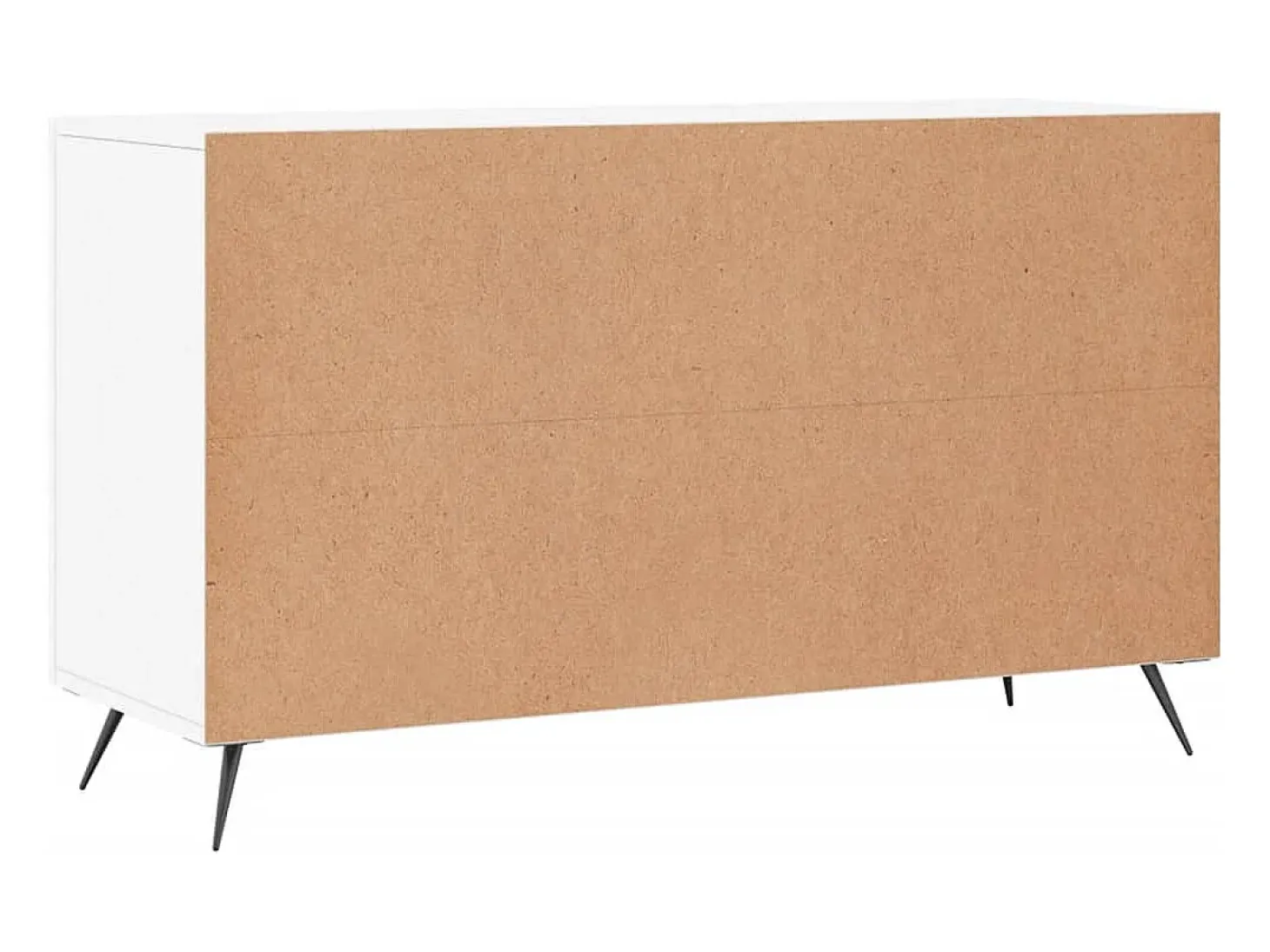 Aparador de madera de ingeniería blanco 100x36x60 cm