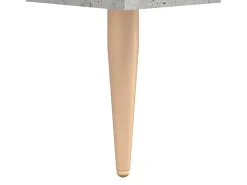 Aparador de madera de ingeniería gris hormigón 69,5x34x90 cm