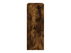 Aparador de madera de ingeniería roble ahumado 60x31x84 cm