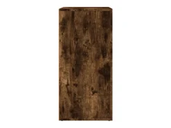Aparador de madera de ingeniería roble ahumado 79x38x80 cm